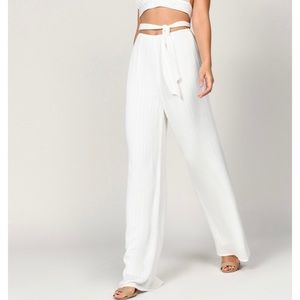 Wide leg flowy pants